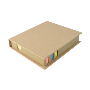 DK-038, Set ecologico con notas adhesivas (150 rectangulaes y 150 cuadradas) y banteritas de colores (420 en 3 colores)