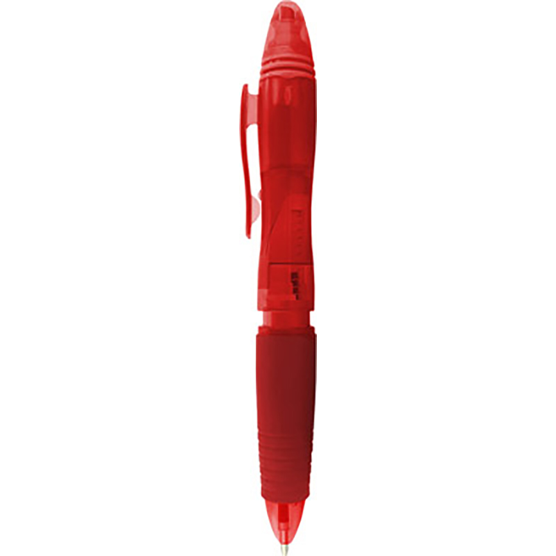 4f0-tra, Boligrafo de Plastico multifuncional Color Negro Rojo Azul Lapicero y marca texto